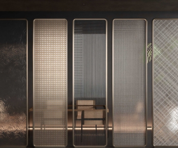 Modern Glass Screen Partition-ID:207262994