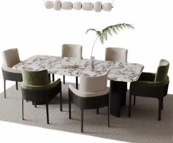 Modern Dining Table And Chairs-ID:720474965