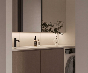 Modern Bathroom Cabinet-ID:308361127