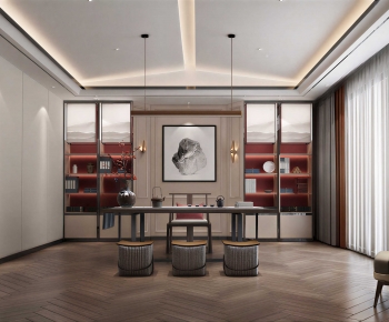 New Chinese Style Tea House-ID:109199053