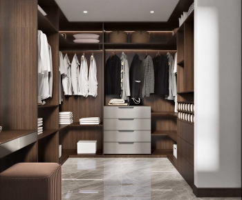 Modern Clothes Storage Area-ID:401010992