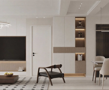 Modern A Living Room-ID:229840387