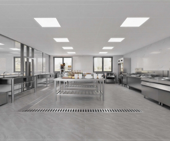 Modern Central Kitchen-ID:785692936