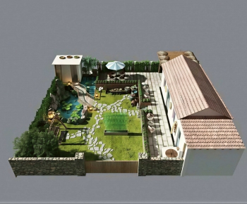 Modern Courtyard/landscape-ID:739849093