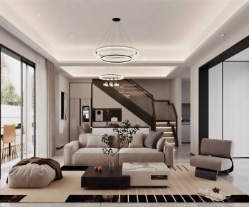 Modern A Living Room-ID:233618972