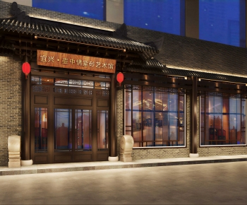 New Chinese Style Facade Element-ID:570564996