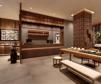 New Chinese Style Teahouse Tea House-ID:782582042