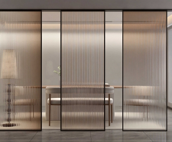 Modern Glass Screen Partition-ID:897187953