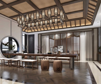 New Chinese Style Tea House-ID:728697062