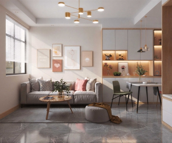 Modern A Living Room-ID:232691055