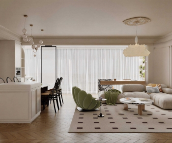 Modern A Living Room-ID:747836116