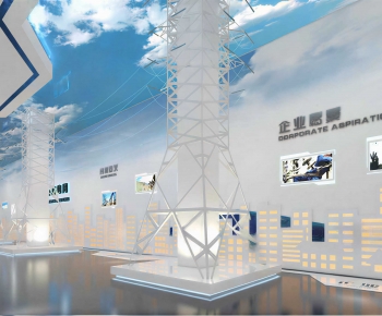 Modern Exhibition Hall-ID:341794971