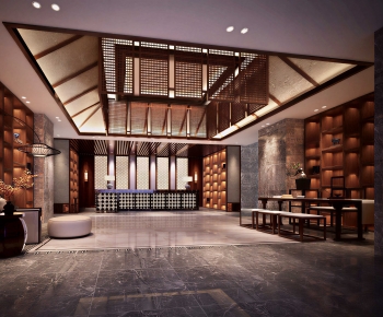 New Chinese Style Lobby Hall-ID:406187061