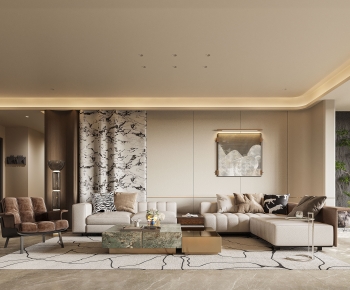 Modern A Living Room-ID:105181938