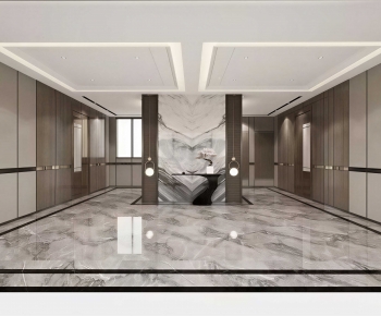 Modern Office Elevator Hall-ID:276315934