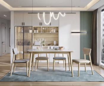 Nordic Style Dining Room-ID:798022031
