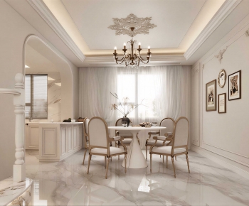 European Style Dining Room-ID:628369097
