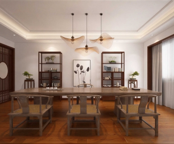 New Chinese Style Dining Room-ID:893409316