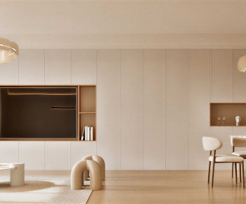 Modern A Living Room-ID:687480081