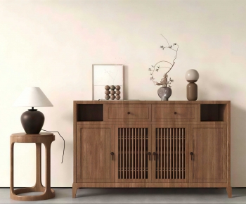 New Chinese Style Side Cabinet-ID:909327983