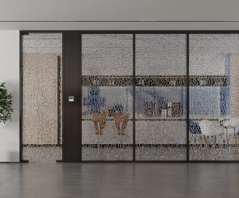 Modern Glass Screen Partition-ID:350162034