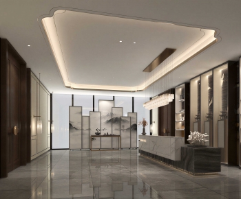 New Chinese Style Lobby Hall-ID:568473107