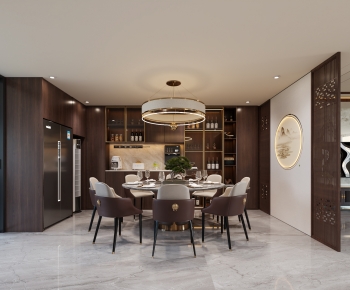 New Chinese Style Dining Room-ID:177973033