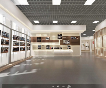 Modern Exhibition Hall-ID:543654925