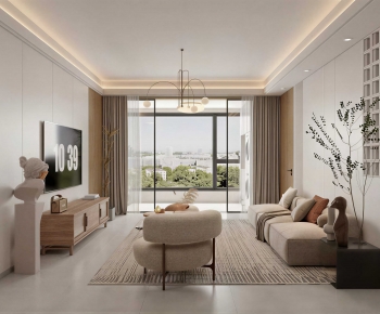 Modern A Living Room-ID:694463013