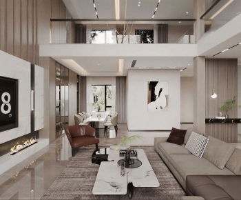 Modern A Living Room-ID:579943906