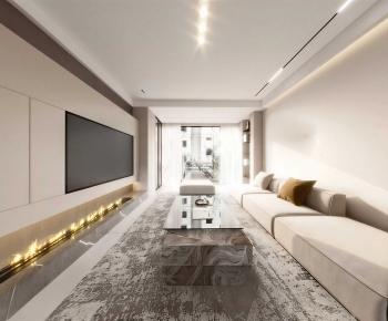 Modern A Living Room-ID:772984983