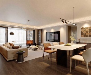 Modern A Living Room-ID:715107925