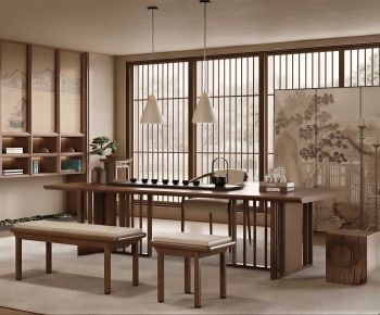 New Chinese Style Tea House-ID:282243972