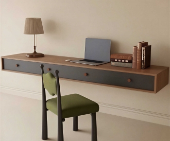 Modern Computer Desk And Chair-ID:566939126