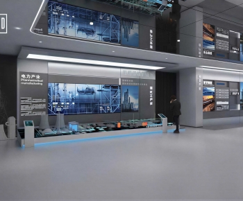 Modern Exhibition Hall-ID:476260279