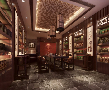 New Chinese Style Tea House-ID:223670968