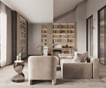 Modern A Living Room-ID:617017982