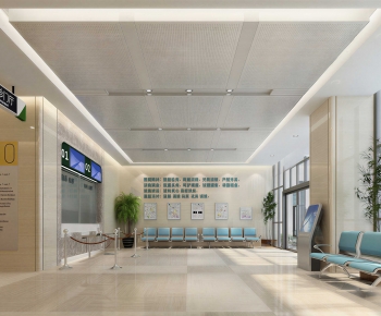 Modern Hospital Hall-ID:120958091
