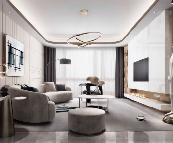 Modern A Living Room-ID:902055989