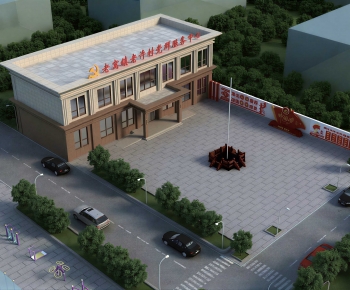 Modern Public Building-ID:266684069