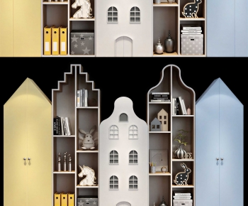 Modern Decorative Cabinet-ID:935399554
