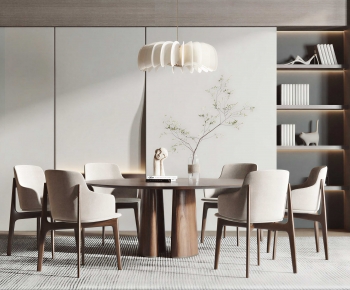 Modern Dining Table And Chairs-ID:574533948