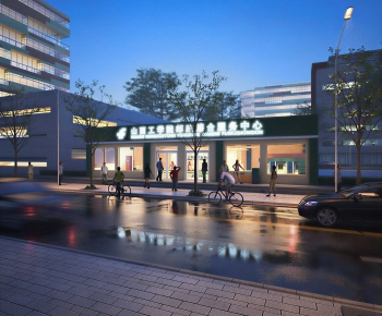 Modern Appearance Of Commercial Building-ID:779578929