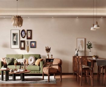 Modern A Living Room-ID:795639042