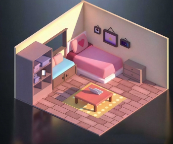 Modern Cartoon House-ID:694981108