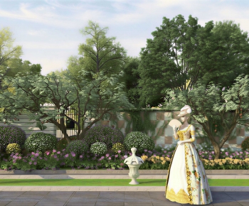 New Chinese Style Courtyard/landscape-ID:893557074