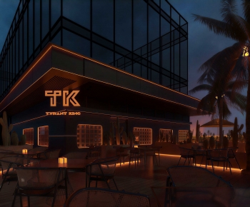 Modern Facade Element-ID:754630663