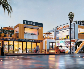 Modern Appearance Of Commercial Building-ID:855788959