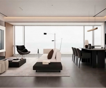 Modern A Living Room-ID:207909112