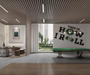 Modern Billiard Room-ID:626272928